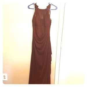 David’s Bridal Bridesmaids Dress Size 4 Wine Color